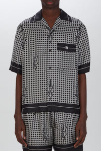 AMIRI HOUNDSTOOTH BOWLING SHIRT
