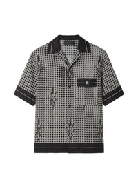 AMIRI HOUNDSTOOTH BOWLING SHIRT