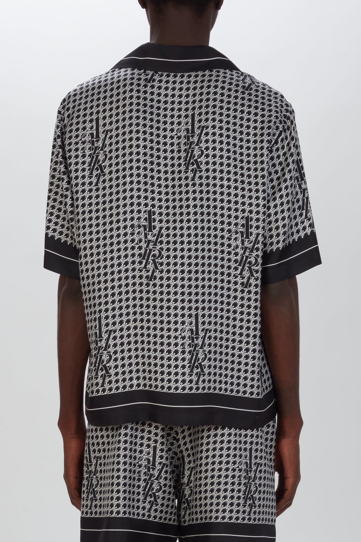 AMIRI HOUNDSTOOTH BOWLING SHIRT