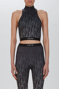 AMIRI BURNOUT MOCK NECK TOP