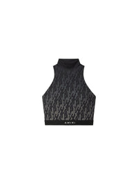 AMIRI BURNOUT MOCK NECK TOP