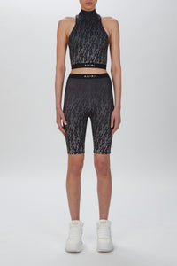 AMIRI BURNOUT MOCK NECK TOP
