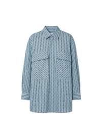 AMIRI PINSTRIPE WORKWEAR SHIRT