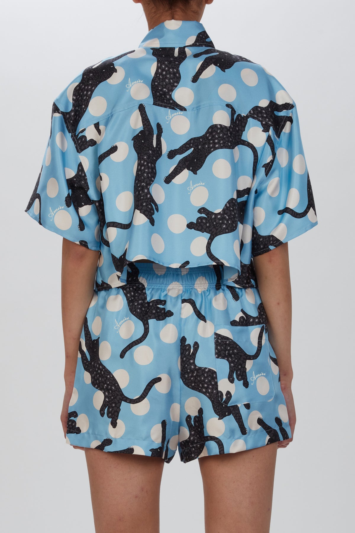 LEOPARD SILK SHIRT