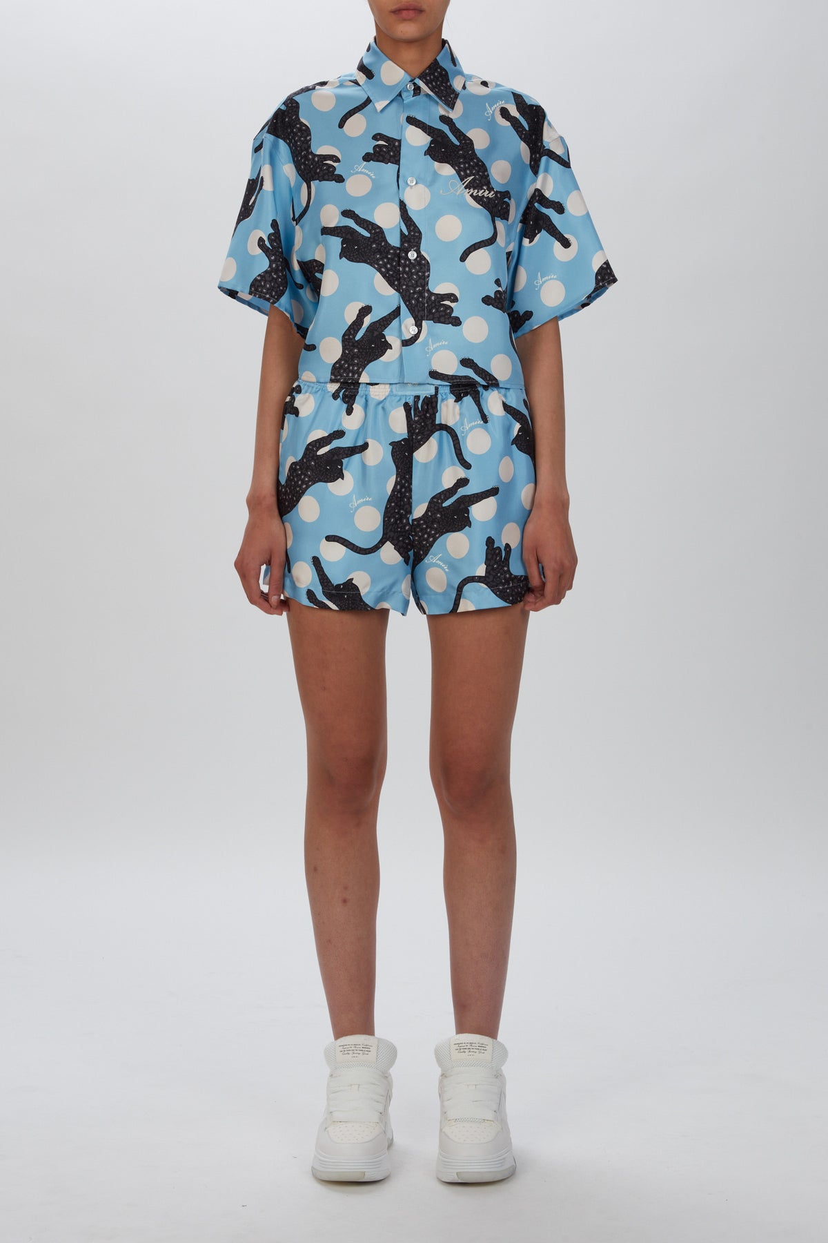 LEOPARD SILK SHIRT