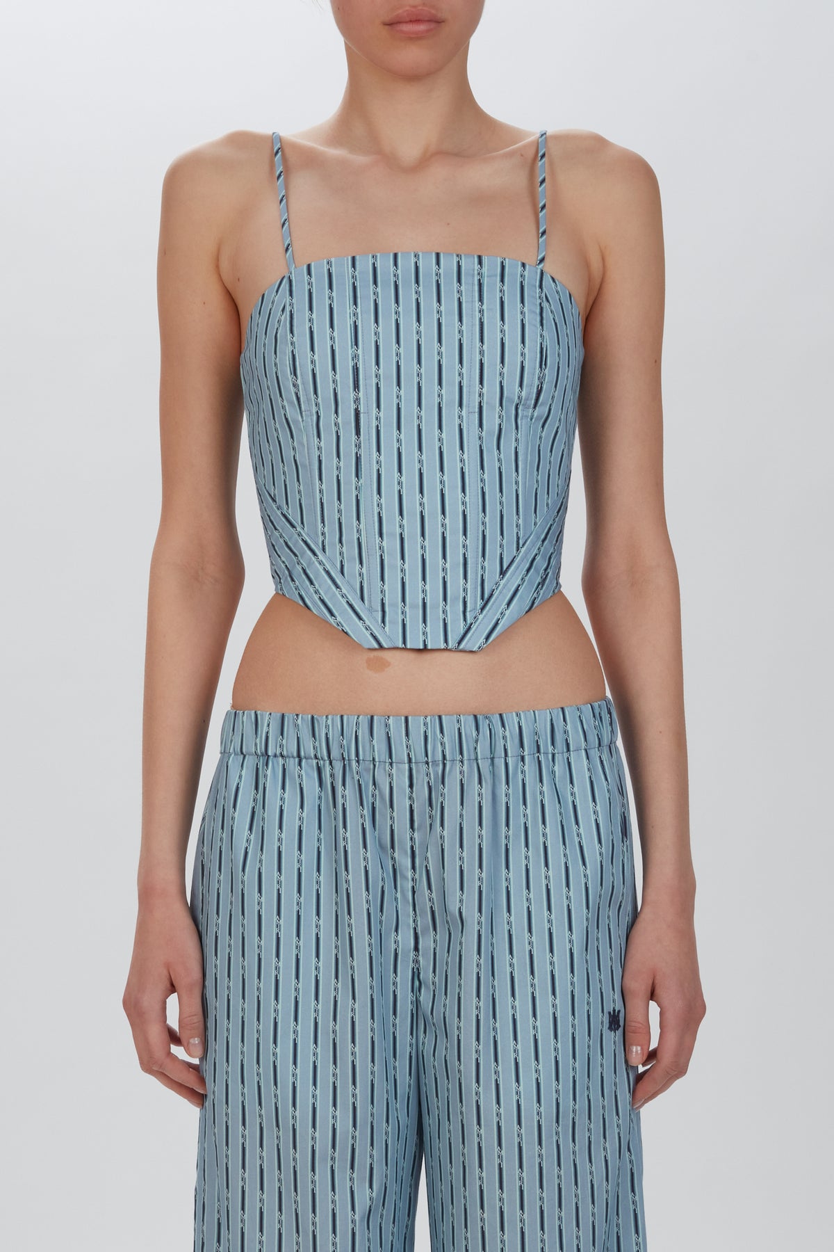 AMIRI PINSTRIPE CORSET