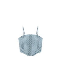 AMIRI PINSTRIPE CORSET