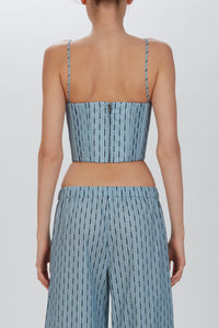 AMIRI PINSTRIPE CORSET