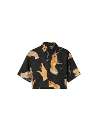CHAMPAGNE SILK SHIRT