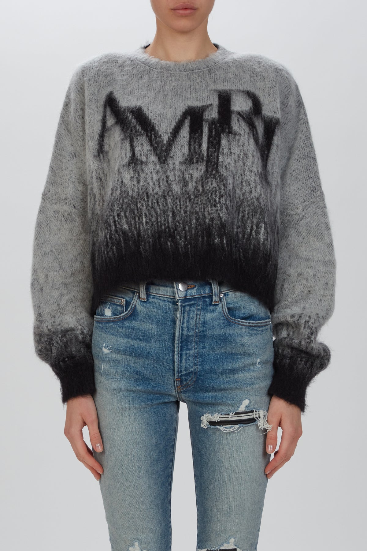 AMIRI STAGGERED OMBRE CREW