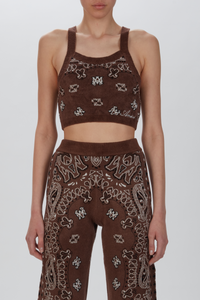 BANDANA CROPPED TANK