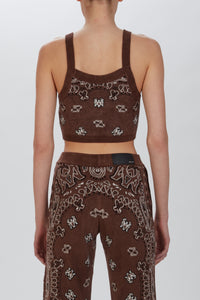 BANDANA CROPPED TANK