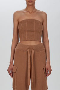 AMIRI STACK KNIT BUSTIER