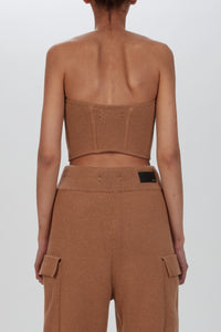 AMIRI STACK KNIT BUSTIER