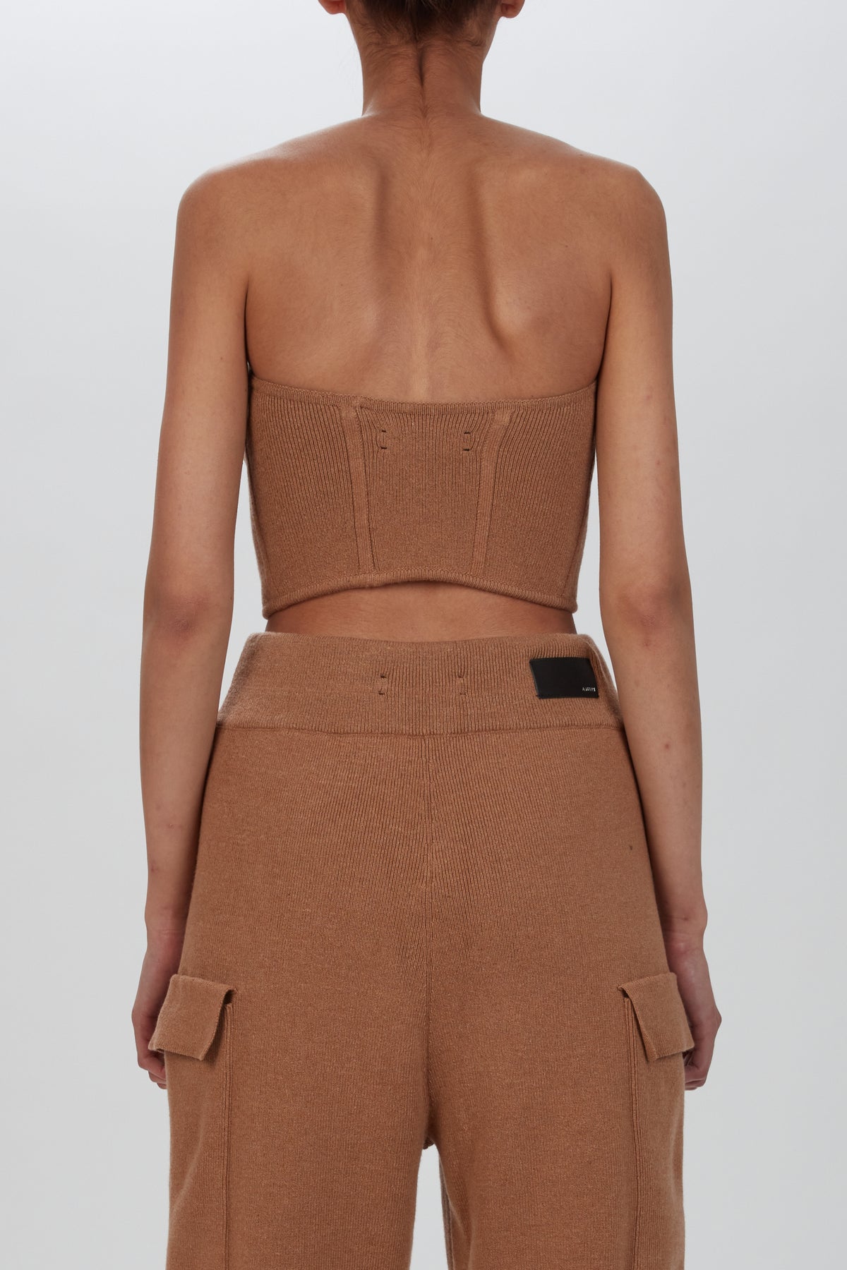 AMIRI STACK KNIT BUSTIER
