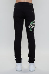 BAROQUE LOGO VARSITY JEAN