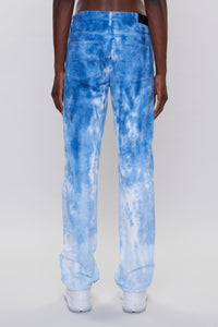 TIE DYE JACQUARD STRAIGHT JEAN