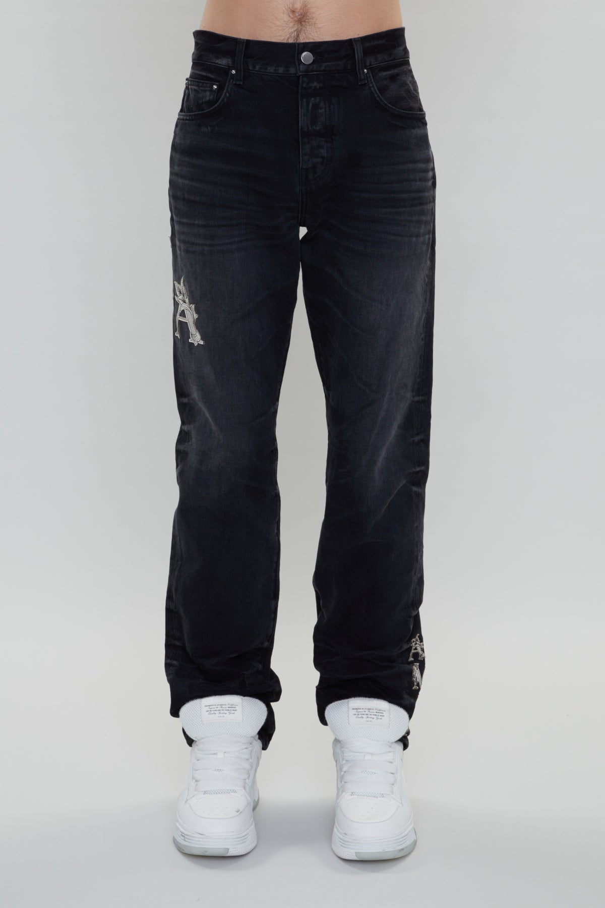 BAROQUE LOGO STRAIGHT JEAN