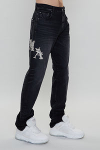 BAROQUE LOGO STRAIGHT JEAN