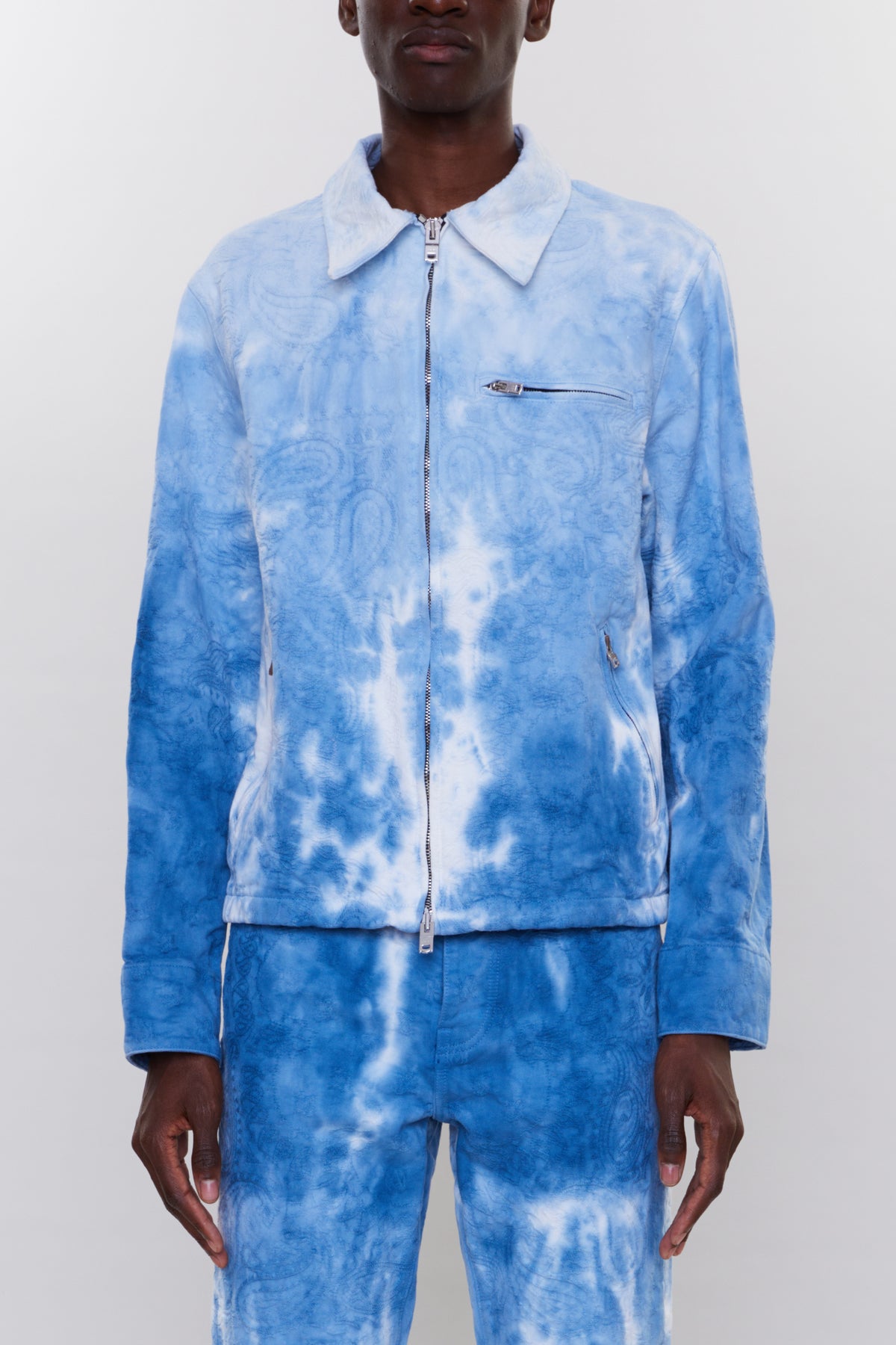 TIE DYE JACQUARD WORKMAN JACKET