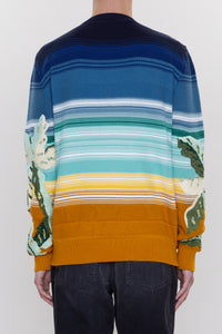 EMBROIDERED PALM TREE CREW