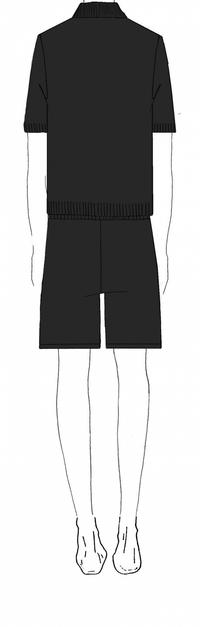 SILK WOVEN COMBO POLO