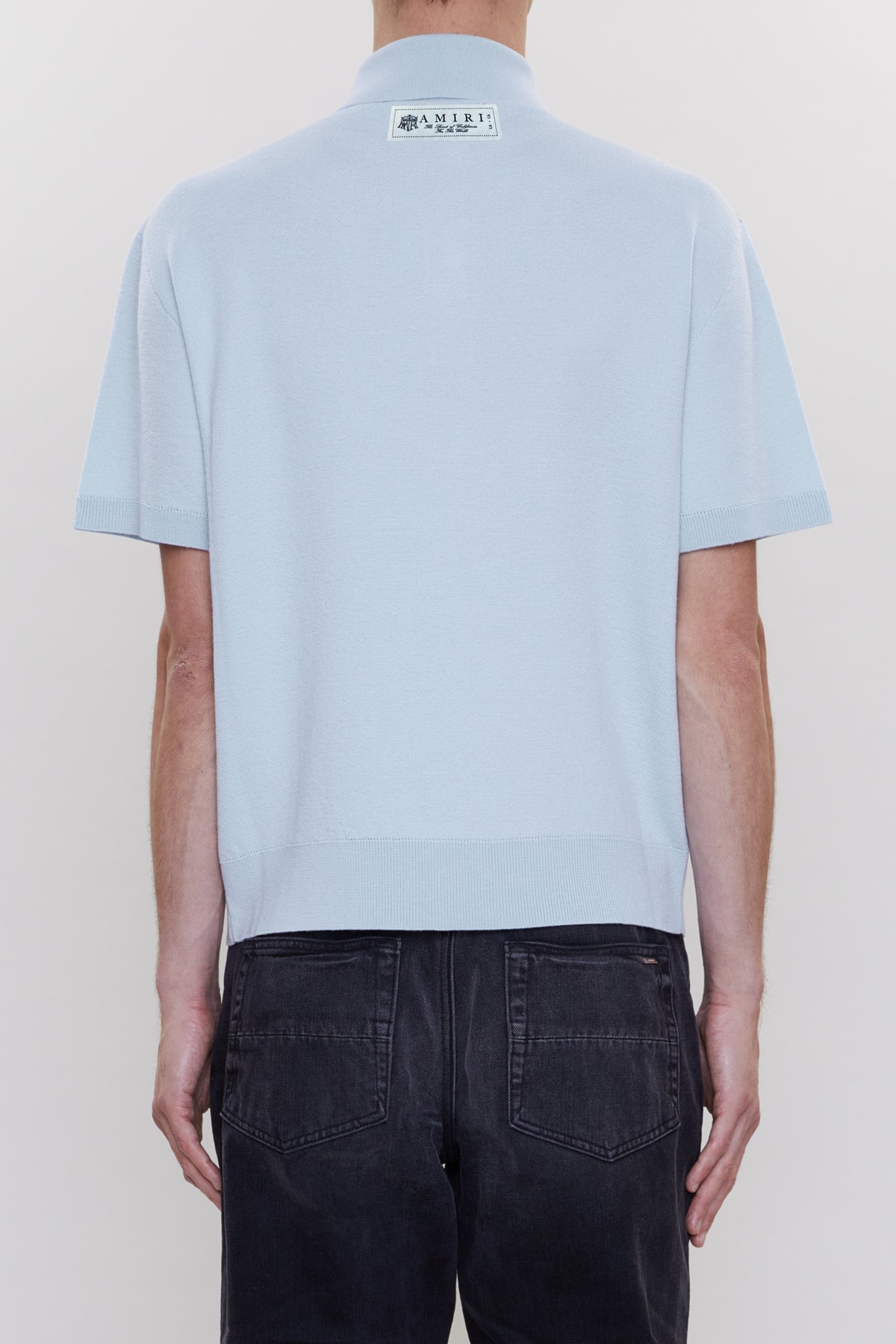 WAVY EMBELLISHED POLO