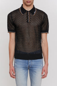 BASKET STITCH POLO