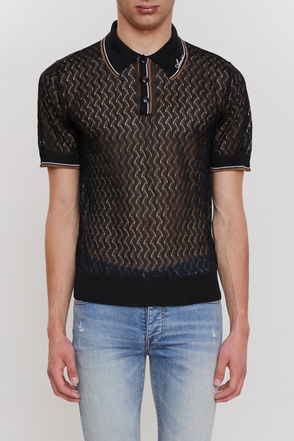 BASKET STITCH POLO