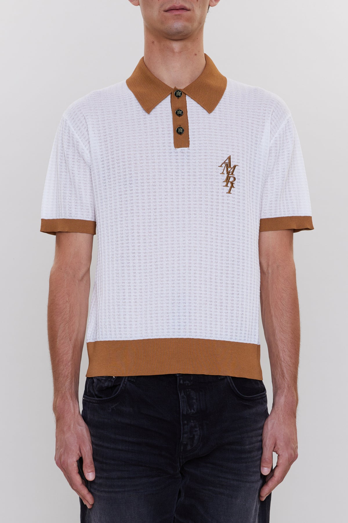 WAFFLE STITCH POLO