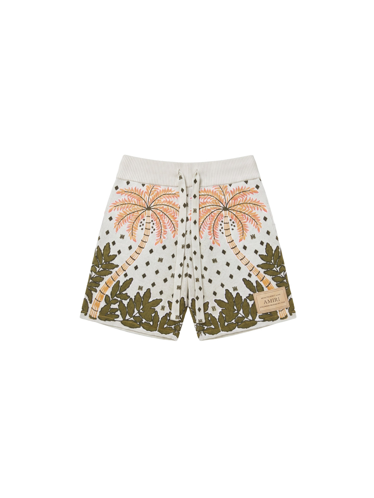 Short à motif de palmiers - Copper Brown