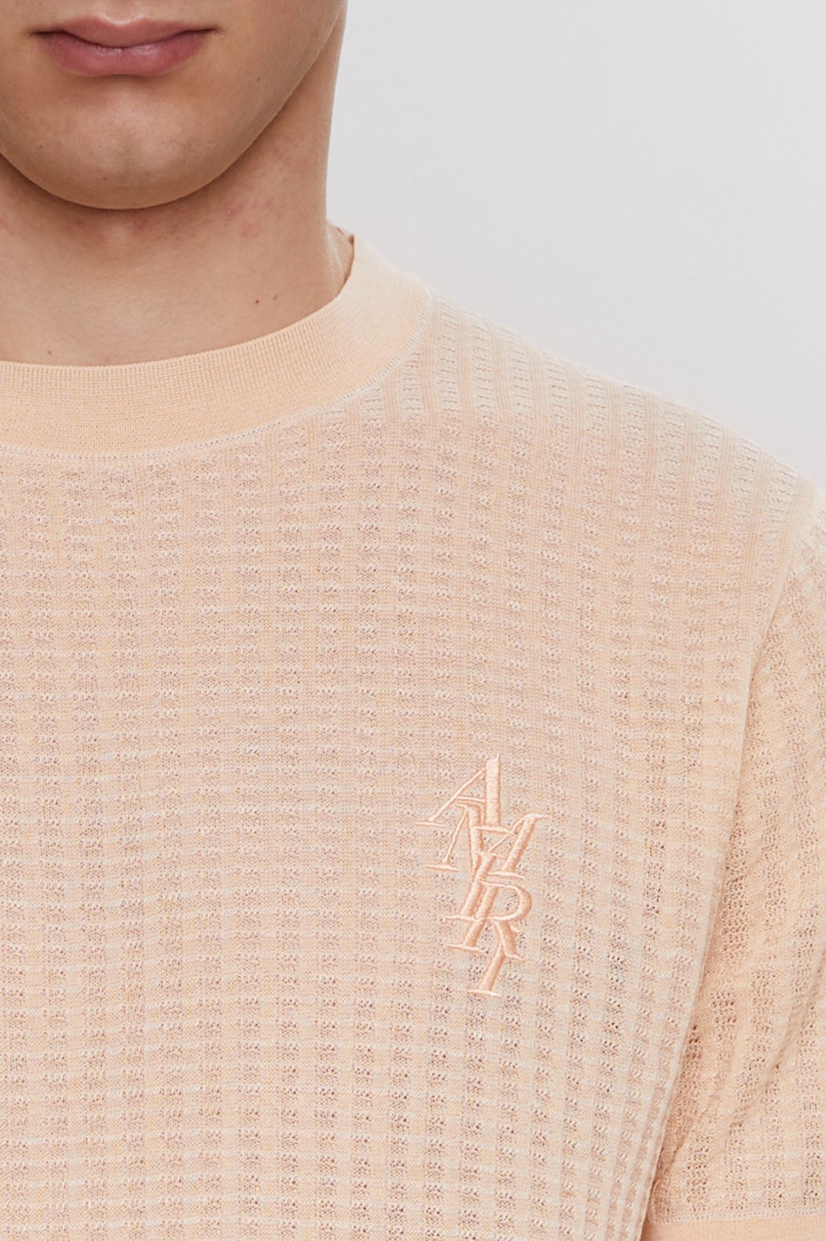 WAFFLE STITCH TEE