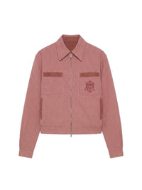 REVERSIBLE MICRO CHECK BLOUSON