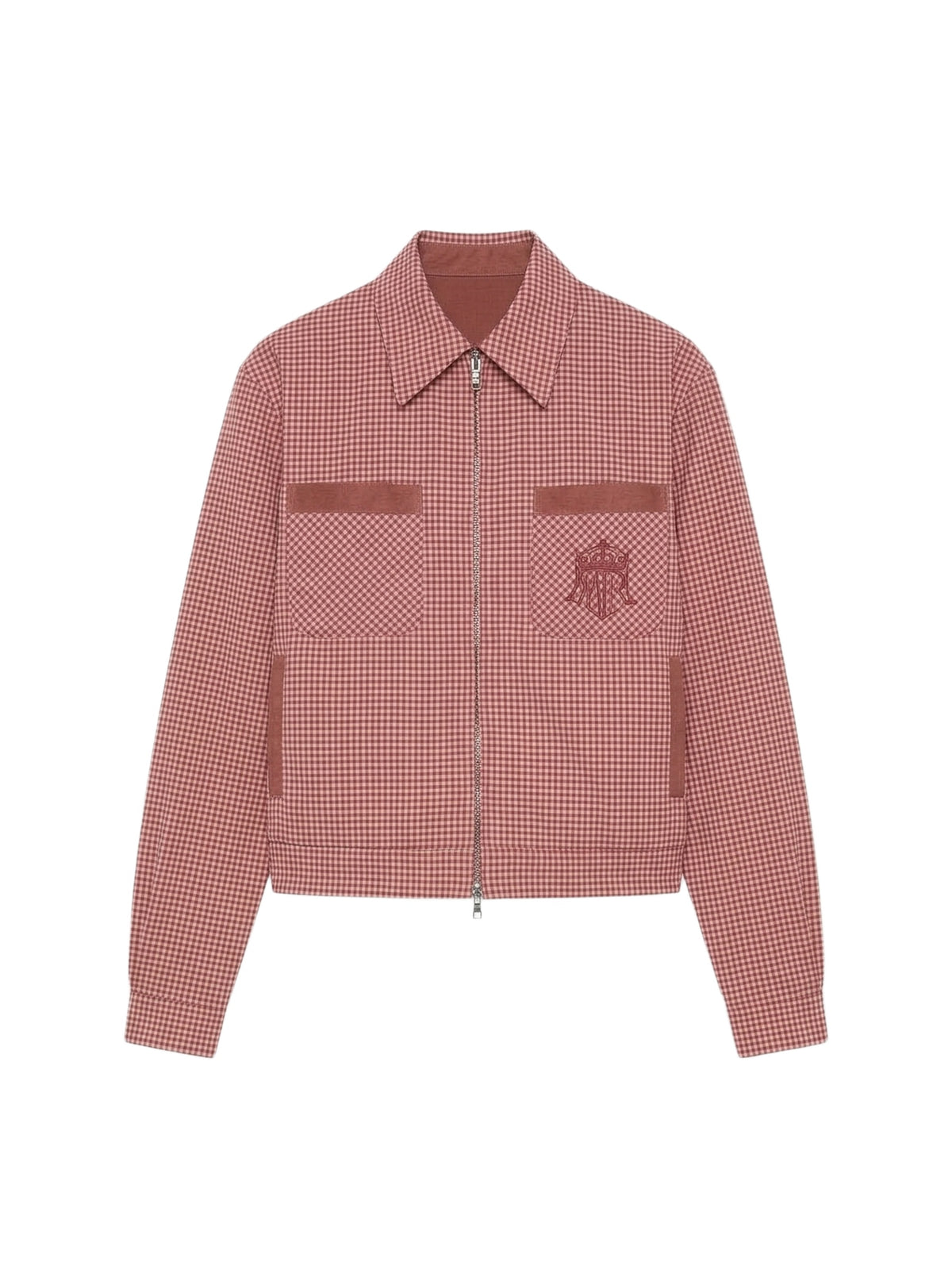 REVERSIBLE MICRO CHECK BLOUSON