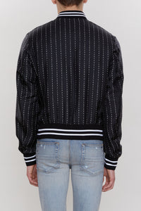 AMIRI FILIGREE SILK BOMBER