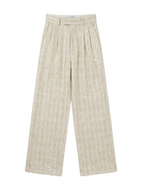 SEQUIN BOUCLE DBL PLT PANT
