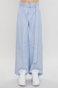SHIMMER STRIPE DBL PLT PANT