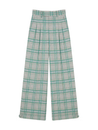 PLAID JERSEY DBL PLT PANT