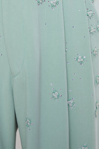 FLORAL DBL PLEATED PANT