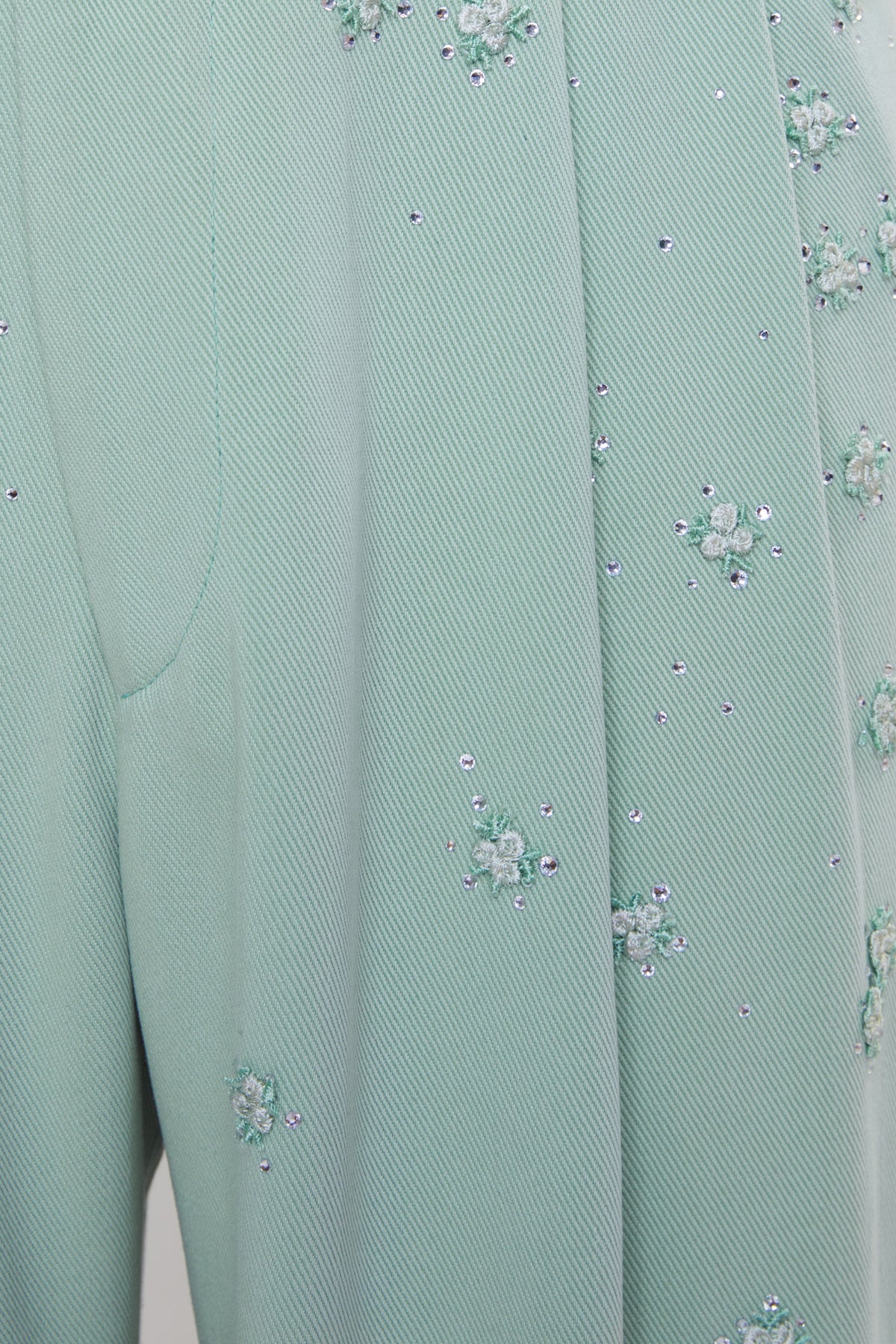 FLORAL DBL PLEATED PANT