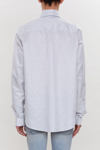 CROWDED STRIPE POPLIN SHIRT