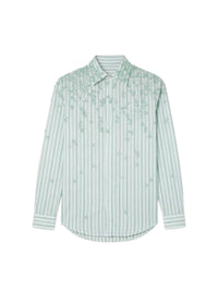 FLORAL STRIPE SHIRT