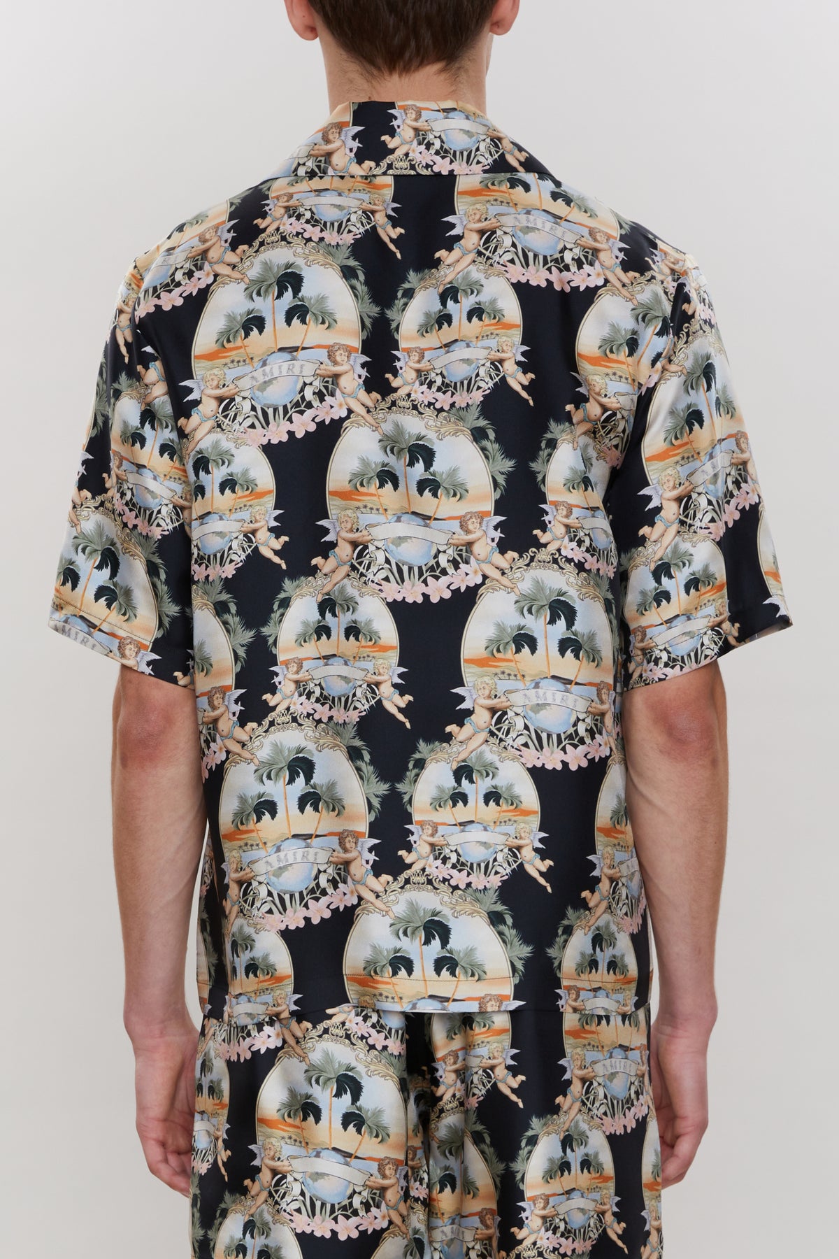 ALL OVER PALM BOWLING SHIRT