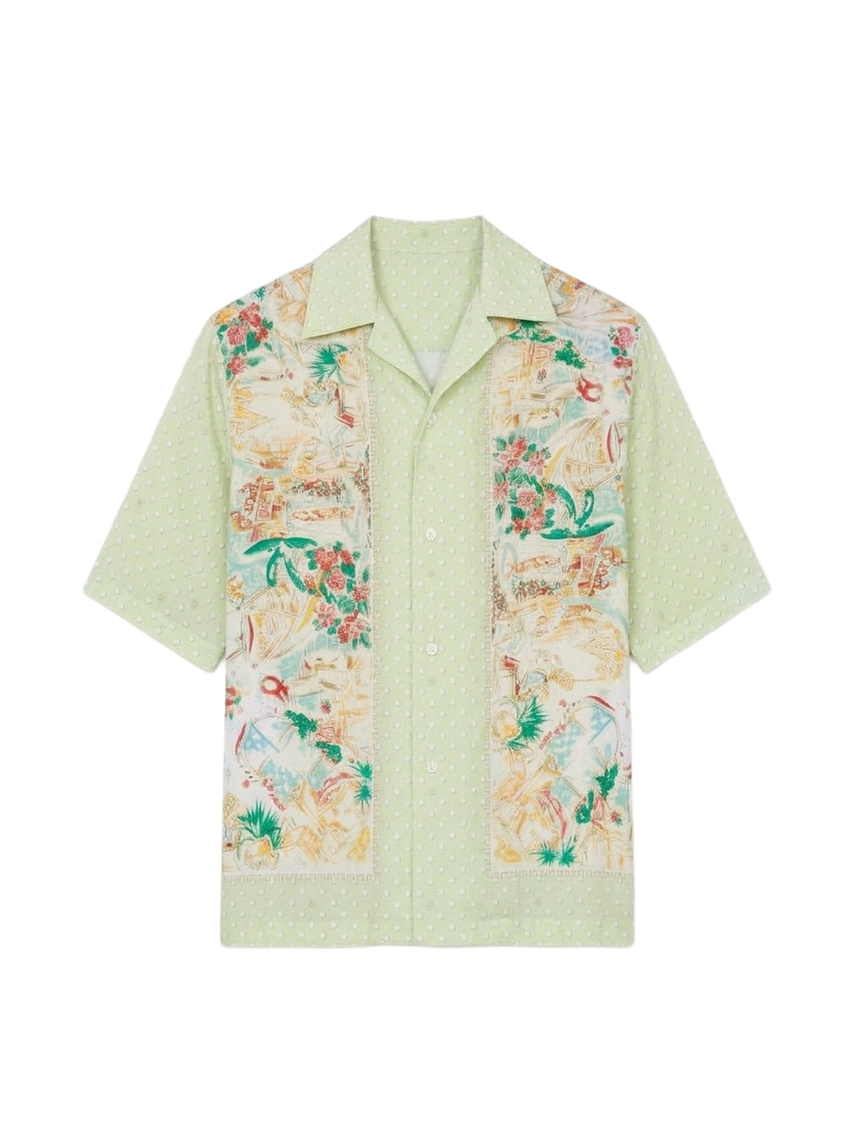 POLKADOT HAWAIIAN BOWLING SHIRT