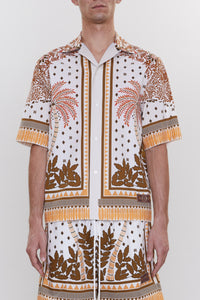 PALM TREE S/S POPLIN SHIRT