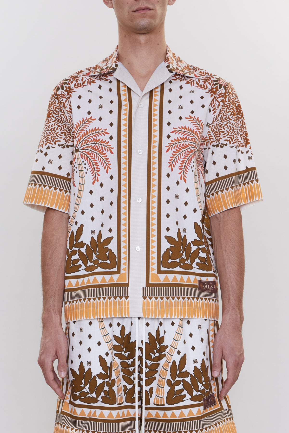 PALM TREE S/S POPLIN SHIRT