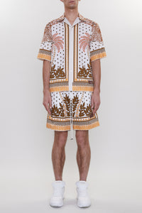 PALM TREE S/S POPLIN SHIRT