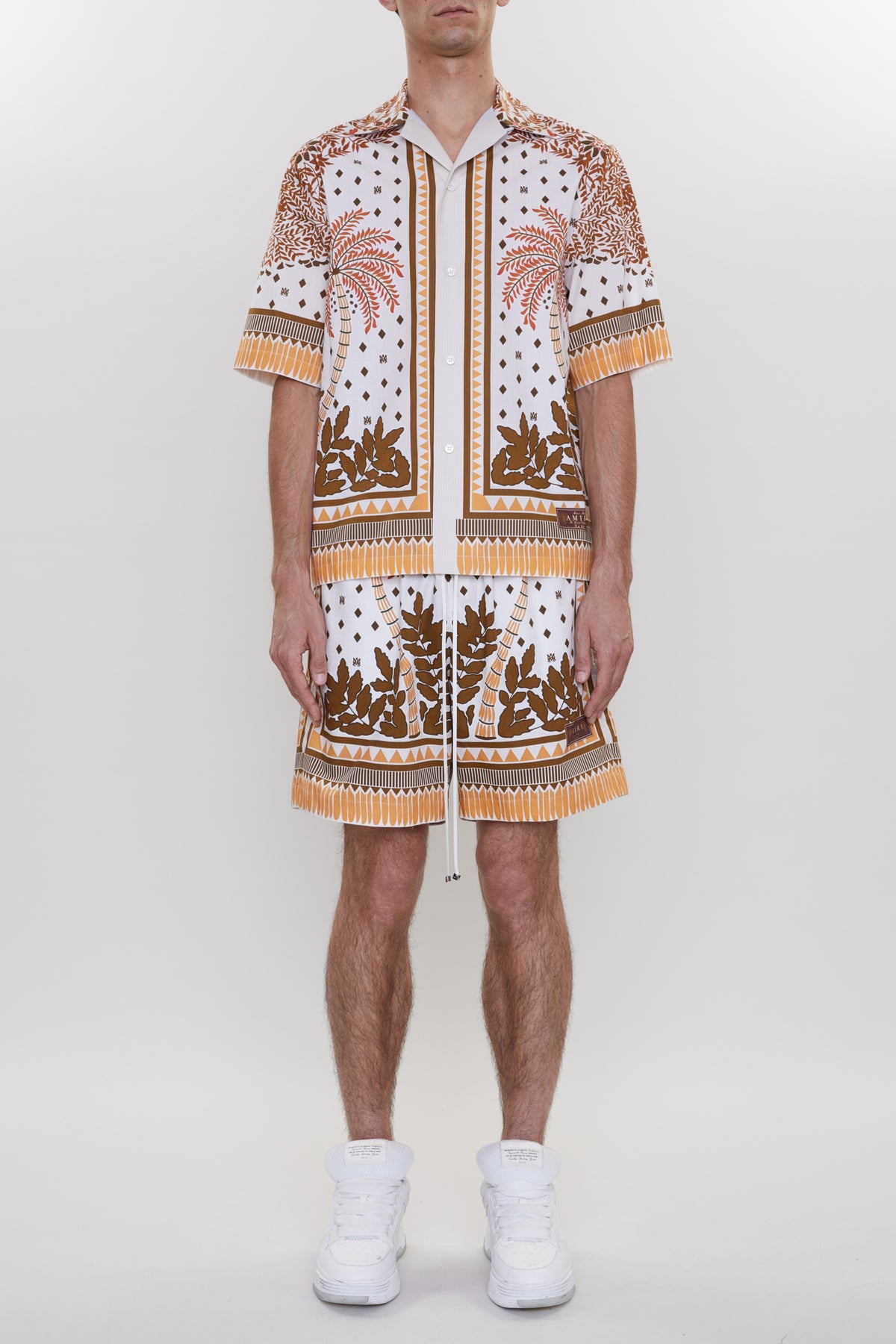 PALM TREE S/S POPLIN SHIRT