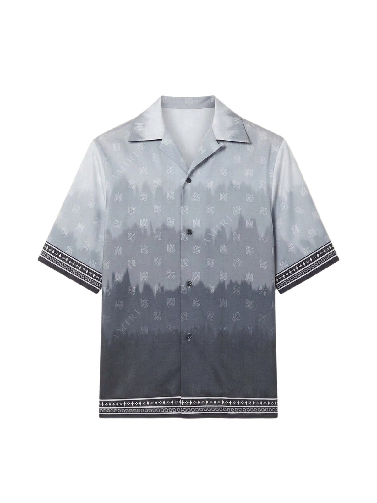 MICRO MA PAISLEY S/S POPLIN SHIRT