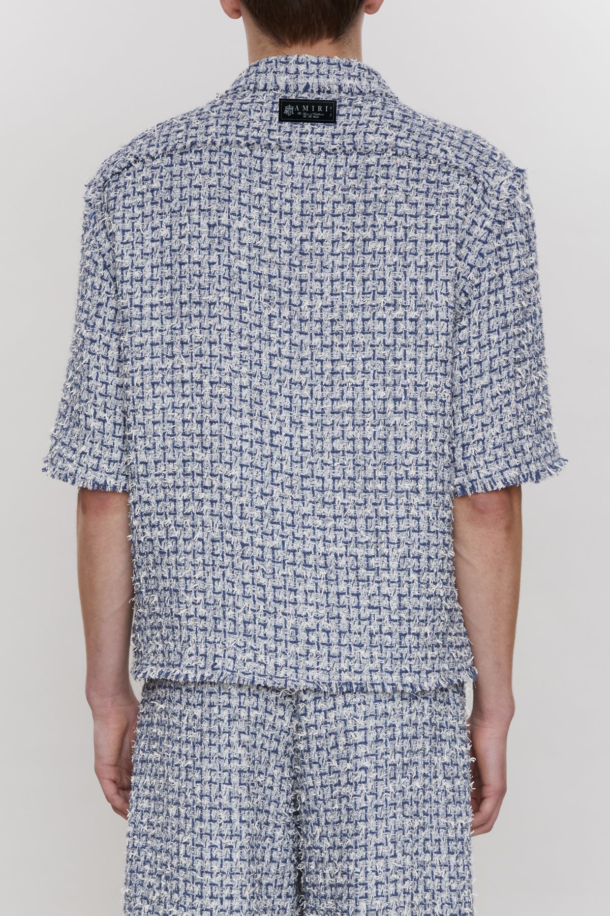 BOUCLE TWEED S/S OVERSHIRT